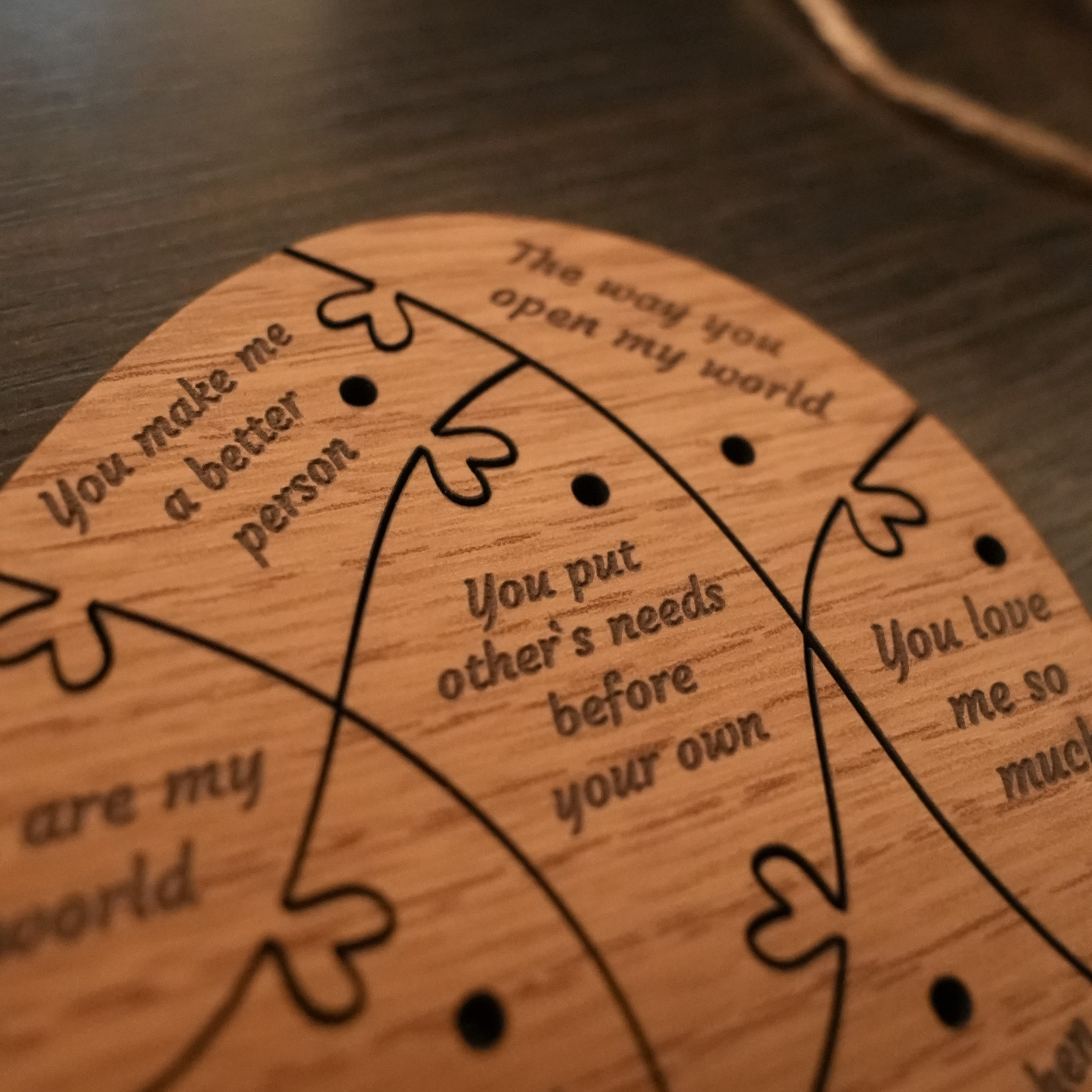 Puzzle en bois personnalisé