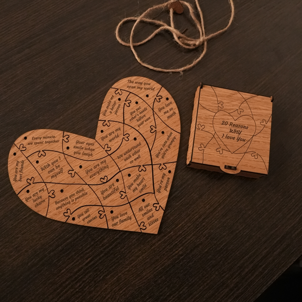 Puzzle en bois personnalisé